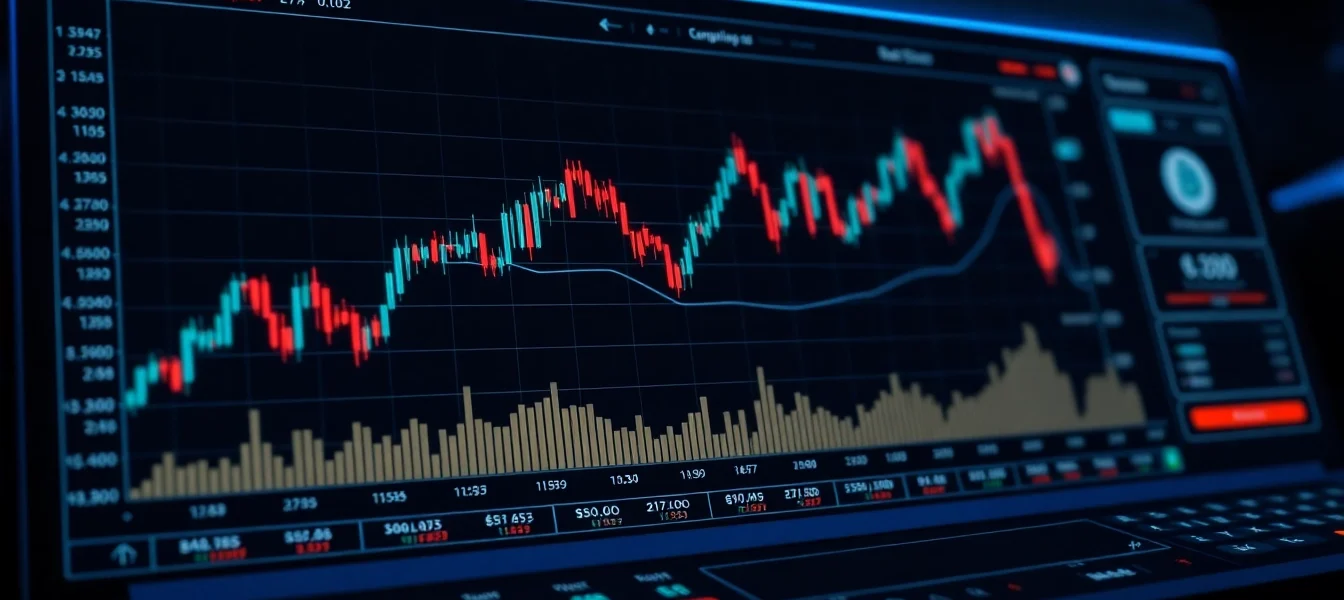 Detailed visual of aicoin官网 platform showcasing live crypto market charts and secure trading interface for traders.