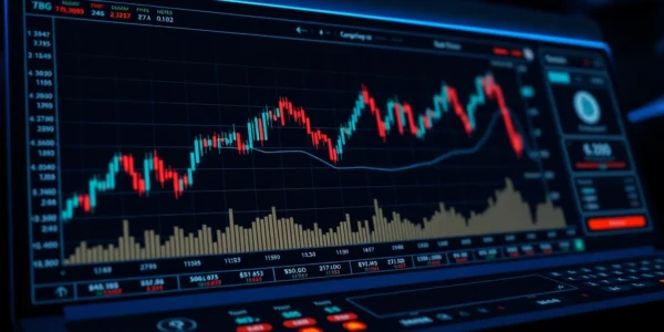 Detailed visual of aicoin官网 platform showcasing live crypto market charts and secure trading interface for traders.