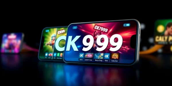 CK999 app displayed on mobile device showing engaging casino features, highlighting easy access and user-friendly gaming interface for users.