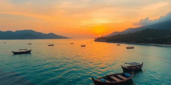 Lombok's pristine beaches and scenic landscapes highlight the island's natural beauty and tropical charm.