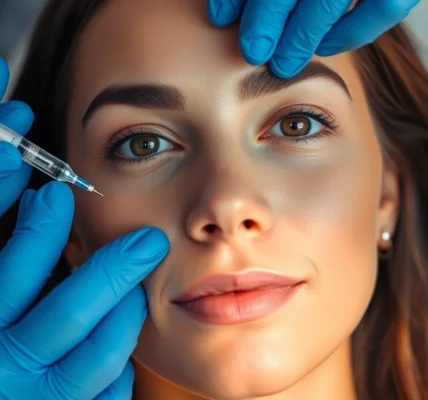 Botox Zürich: Professional facial treatment in a modern clinic setting enhances youthful appearance.