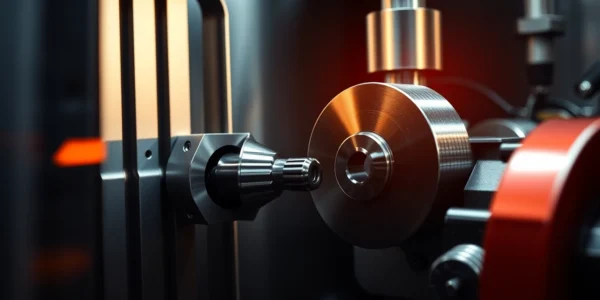 High-precision angetriebene werkzeuge drehmaschine in action, boosting machining efficiency with advanced tools on a CNC lathe, suitable for manufacturing professionals.