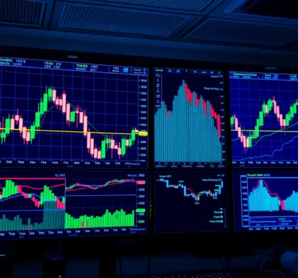 Engaging trading view chart with technical analysis tools for financial market insights and