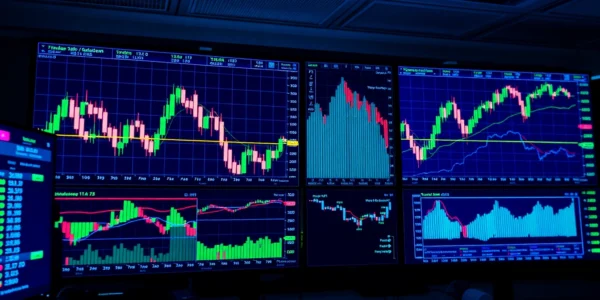 Engaging trading view chart with technical analysis tools for financial market insights and